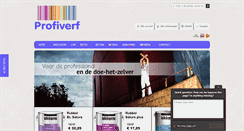 Desktop Screenshot of profiverf.nl